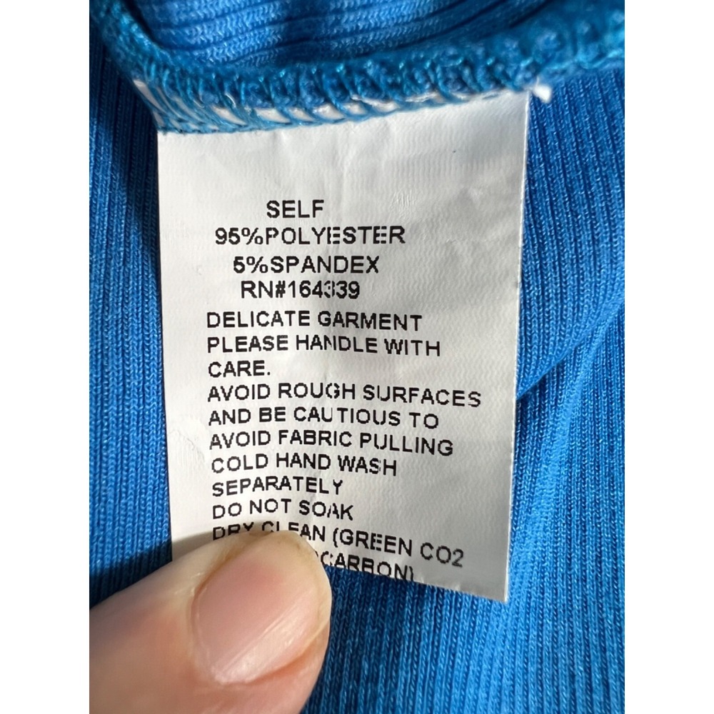 SNDYS REVOLVE Georgie Dress in Marlin Blue Size XL Stretch Sexy - Picture 11 of 16